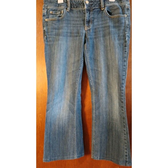 American Eagle Artist Stretch Med Wash Jeans 5 Pockets Women’s Size 12 - Picture 3 of 16